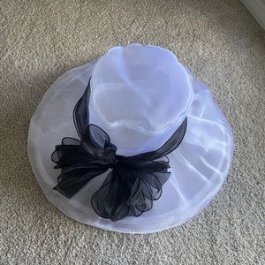 Big Organza Derby Hat